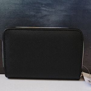 Black with Rainbow Zip-Around Wallet NWT